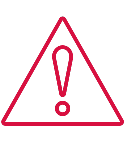Alert icon indicating important information. Alert icon indicating important information.